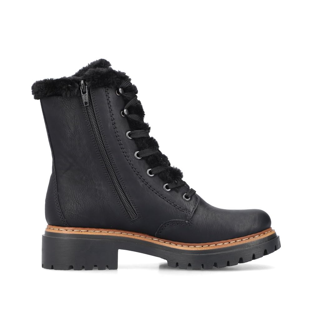 Rieker Damen Schnürstiefeletten 72625, Frauen Stiefeletten