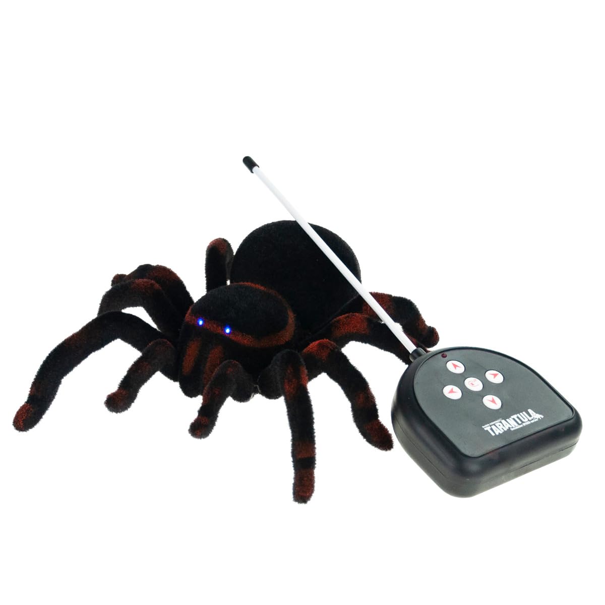 Martom Tarantula Ferngesteuerte Spinne mit Fernbedienung Vogelspinne mit leuchtenden LED-Augen und Fernbedienung – Vogelspinne-Spielzeug