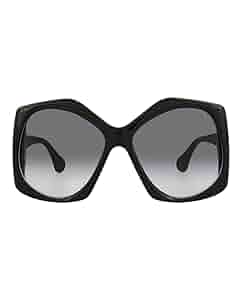 Amazon.com: Gucci Square/Rectangle Sunglasses Black Black
