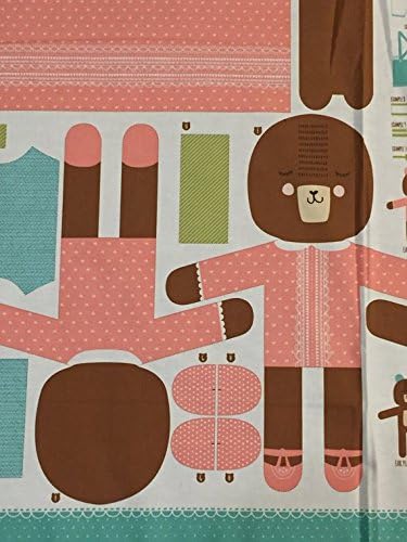Miniatura 4 de United Notions and Moda Fabrics Home Sweet Home Cut & Sew Goldilocks & Bears - Panel de tela estilo 2057011