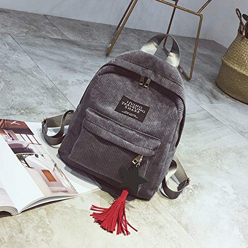 Rucksack Women Mode Cord Cord