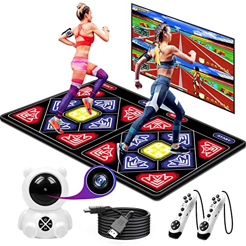 UeeVii Electronic Dance Mat for Adult Kids, Yoga Fitness Double Dancing