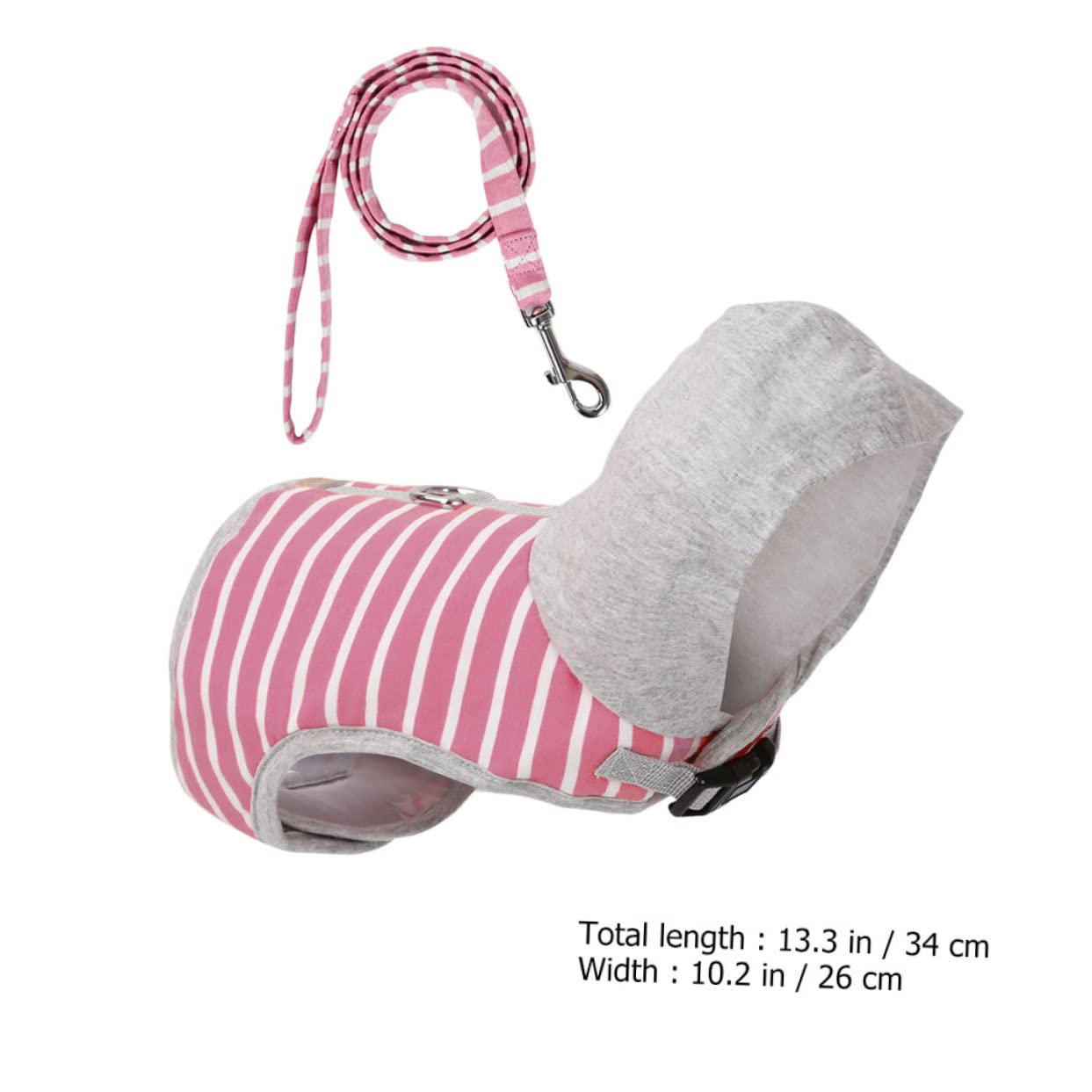 CIYODO Pet Harness Leash Set Breathable Vest Harness for Walking Long Leash Clip for Cat