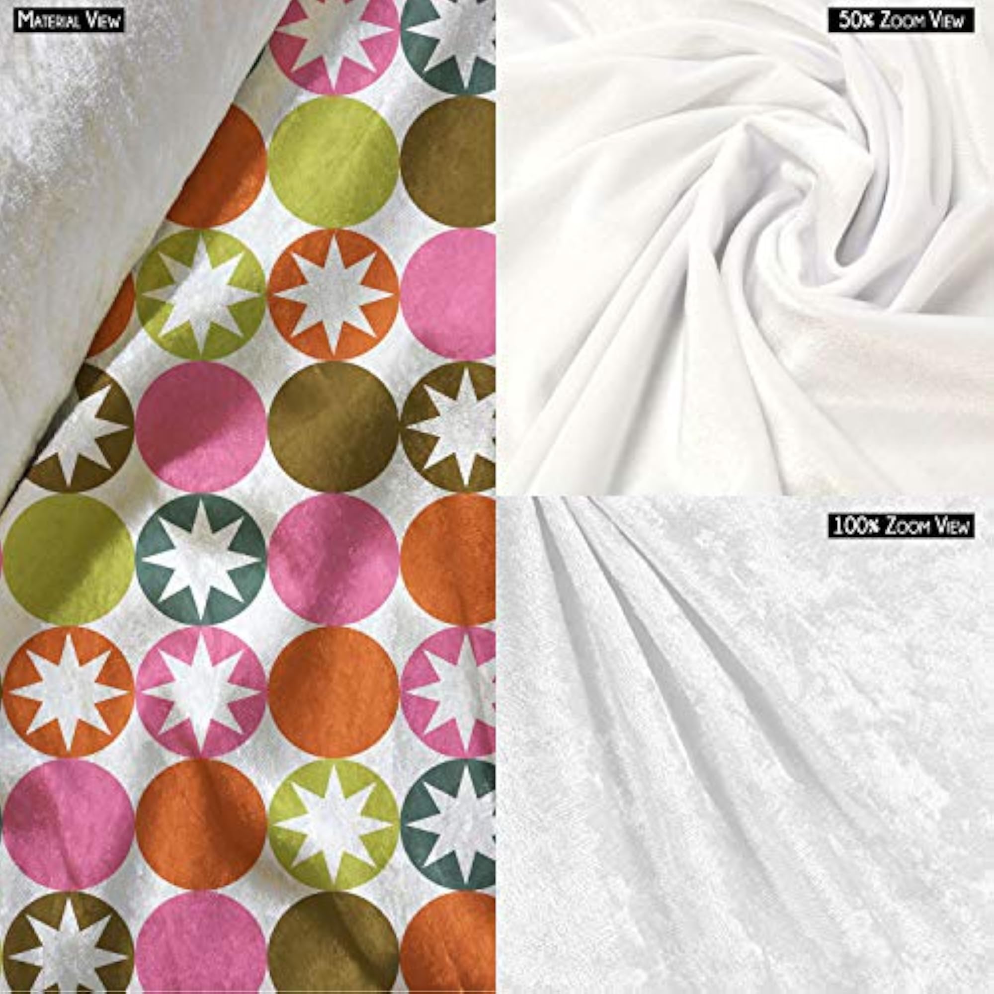 Stars & Circles Table Cloth Cover for Dining & Center Table