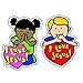 Carson Dellosa Christian I Love Jesus Shape Stickers (5288)