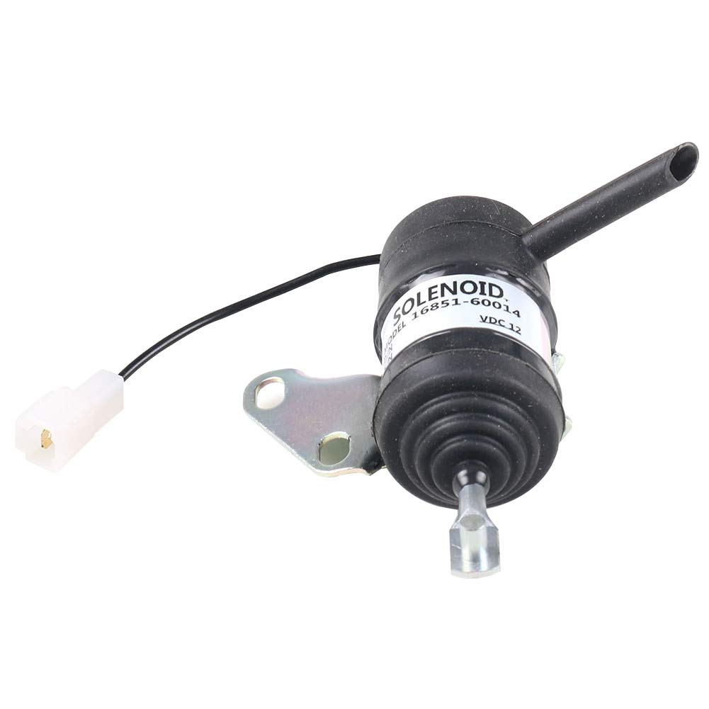 Solenoide 16851-60014 de la parada del combustible para el excavador del tractor del cortacésped de Kubota RTV RTV900