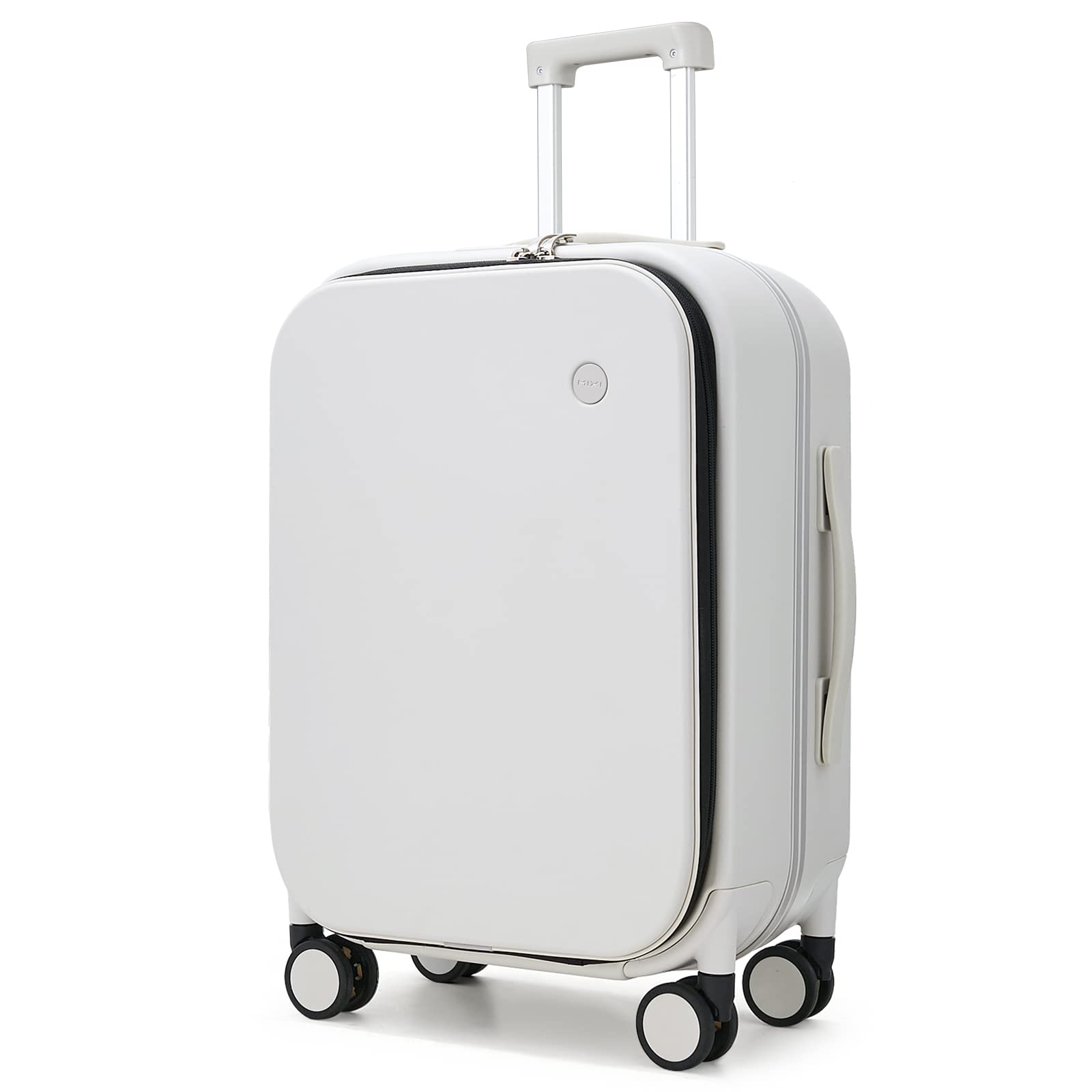 Luggage Suitcase with Spinner Wheels, Carry On Luggage with Laptop Pocket,18/20/24 Inch Travel Luggage Aluminum Frame PC Hardside with TSA Lock & Cover
