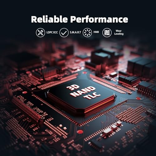 KingSpec NX Series 2TB Gen3x4 NVMe M.2 SSD, Up to 3500MB/s, 3D NAND Flash M2 2280 Internal Solid State Drive, for Desktop and Laptop
