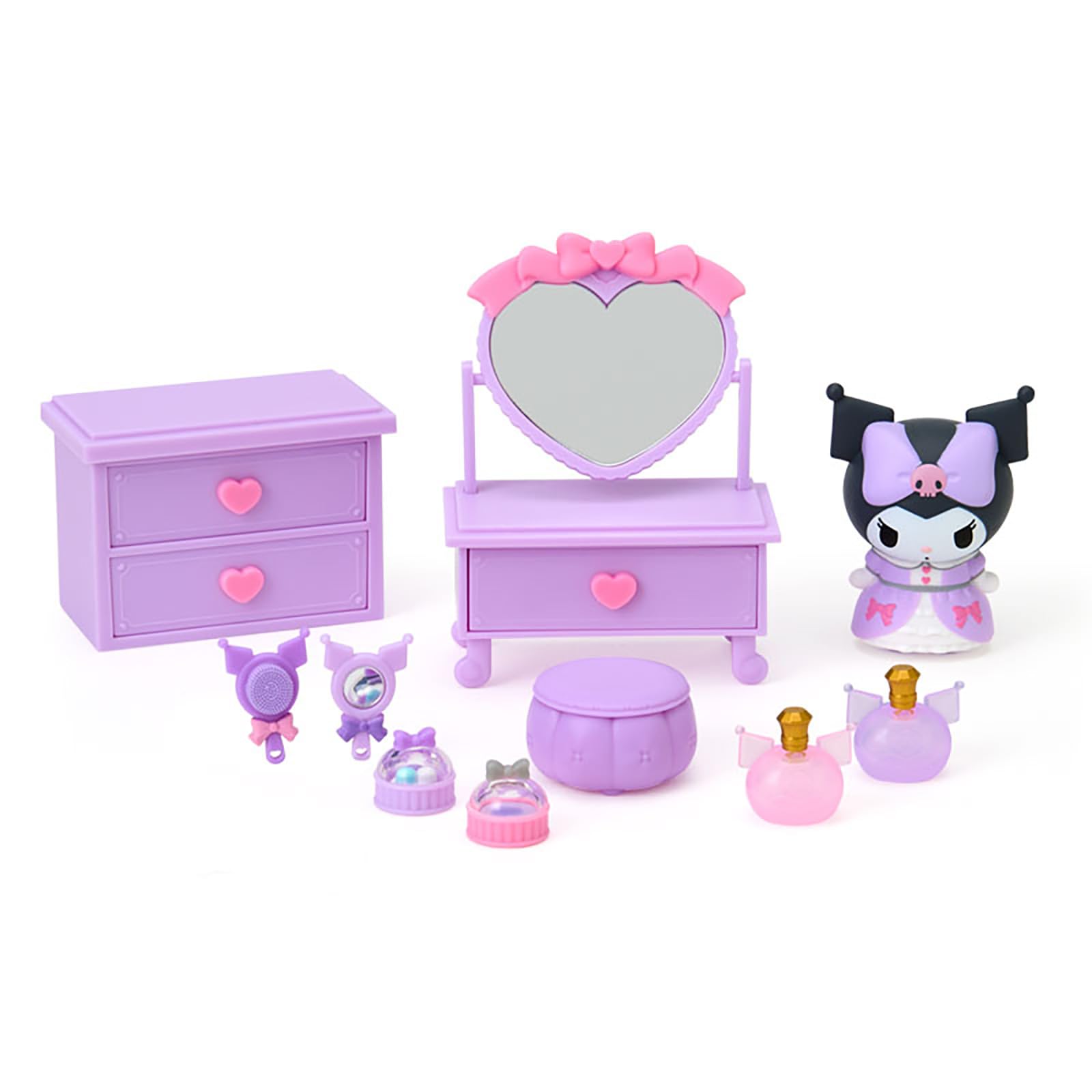 Amazon.co.jp: Sanrio Doll & Dresser Set - Kuromi, Suitable for