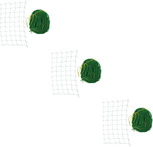 Happyyami 3pcs Garden Netting Garden Plant Fencing Mesh Fruit Vines net Nylon Trellis Netting Pea Trellis Plant Support Netting Nylon Netting Plant