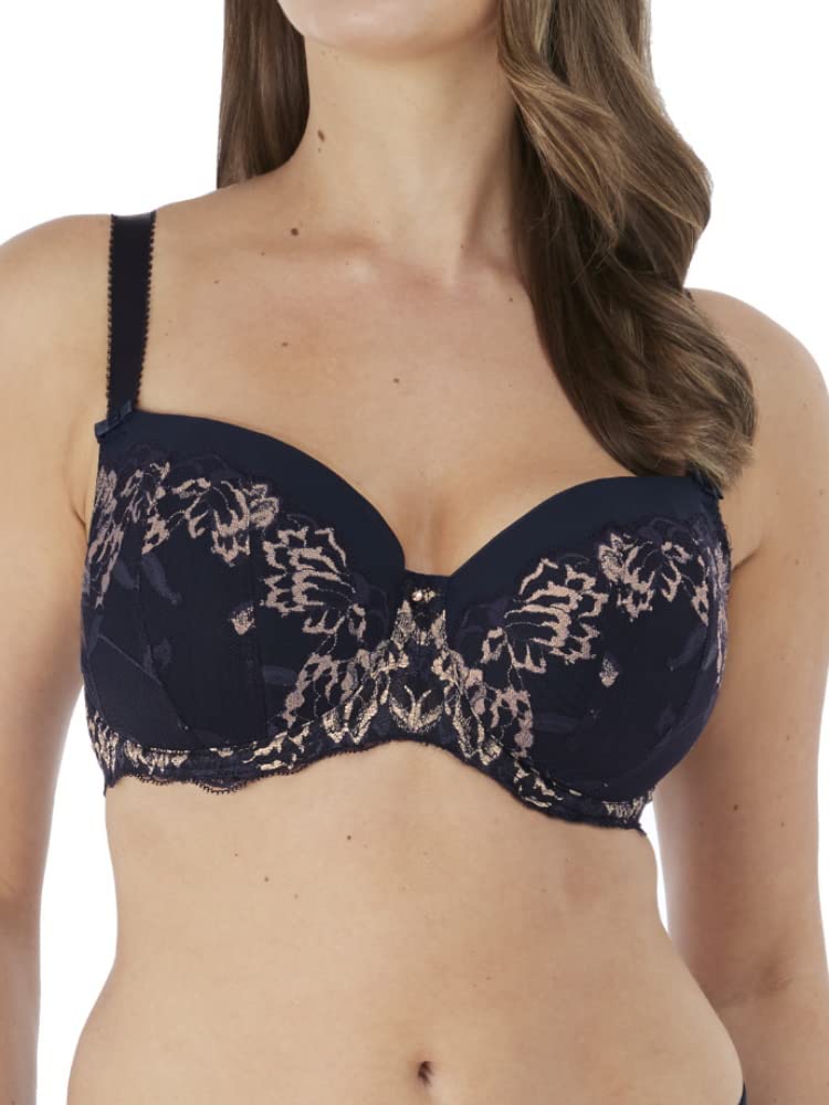 Fantasie Aubree Side Support Bra Navy Blue 32DD