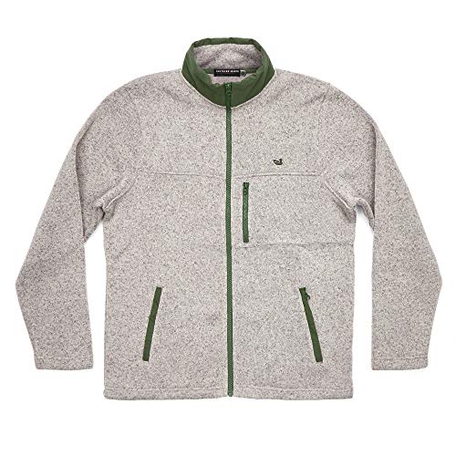 Image of Southern Marsh Woodford Full Zip Jacket Light Gray X-Small