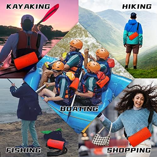 ROCONTRIP Dry Bag IPX8 Ultra Waterproof Dry Sacks Fashion Lightweight Waterproof Bag with Airtight Zipper for Kayaking Camping Boating Rafting Fishing