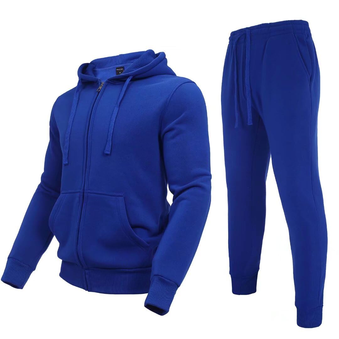 Zusmen Tracksuit Mens, Track Jackets and Pants 2 Piece Outfit