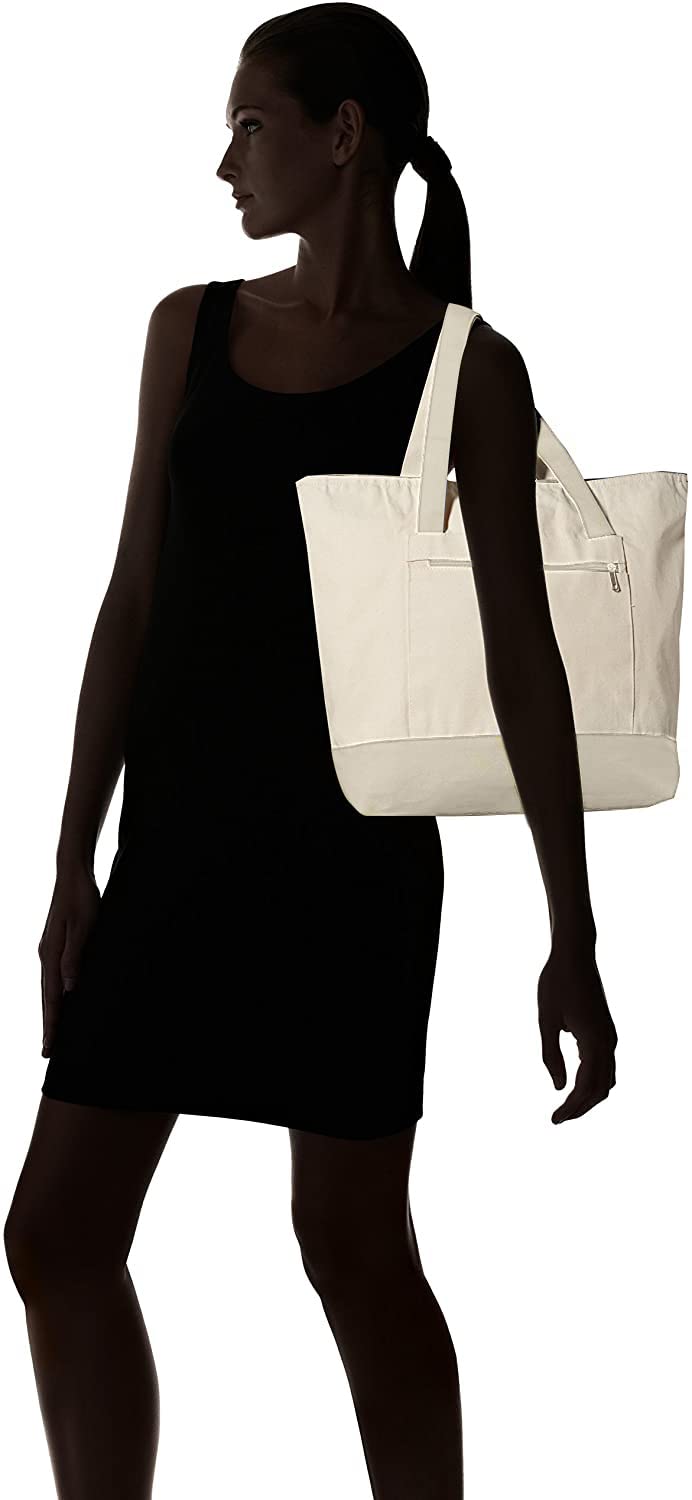 黒いジッパーポケット付きバッグ Amazon.co.jp: 18インチ スタイリッシュキャンバスファスナー