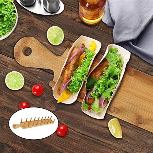 2Pcs Holder Wooden Appetizer Stand Plate Wooden Serving Platters for Restaurants