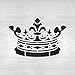 King Crown Stencil - Crown Stencil, Crown Design, Royal Stencil, Art Stencils, Template