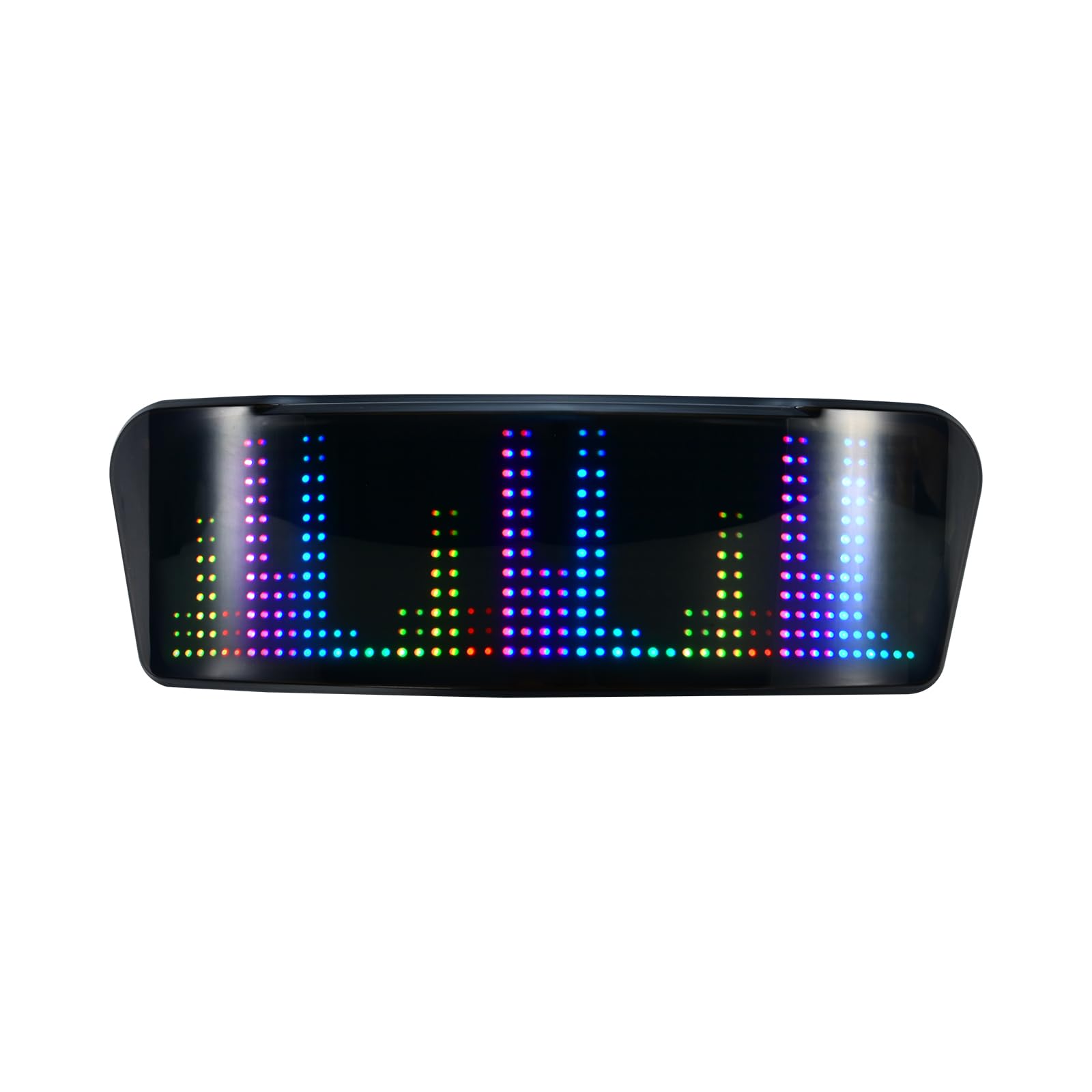 LED Full Color Helmet Display Screen, Connected Helmets with Customizable Graphics, Music Sync for Cycling
