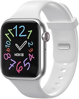 Smartwatch (Answer/Make Call) 1.69inch Bluetooth Call Heart Rate Tracker Blood Pressure Monitor Sleep Heart Rate Monitoring Watches NFC Payment Activity Trackers and Smartwatches for Andriod IOS ( Col