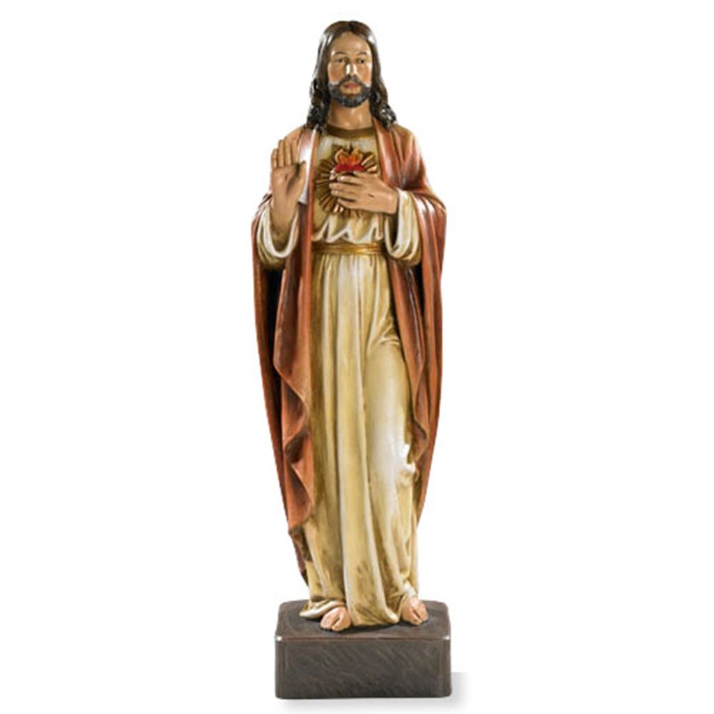 Buy Avalon Gallery The Sacred Heart of Jesus Christ Resin Statue, 22 3/