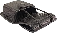 Vista 9 de ROCOTACTICAL Basketweave Radio Pouch, Universal Radio Holder Pouch for Law Enforcement Duty Belt
