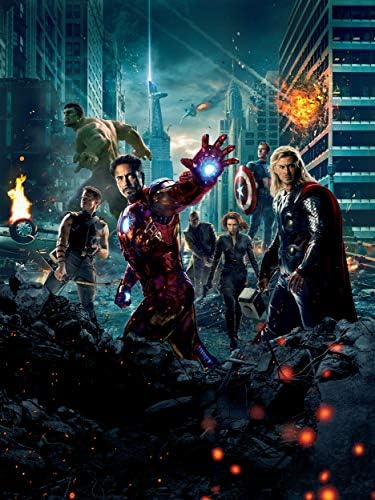 Kin Leung DZ-12 Superheroes Collection 1000 Pieces Jigsaw Puzzle