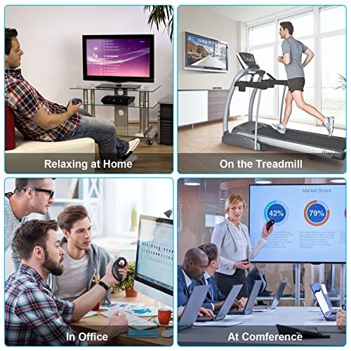 Welspo 3800012 Wireless Usb Handheld Finger Trackball Mouse With Laser Pointer thumb #6