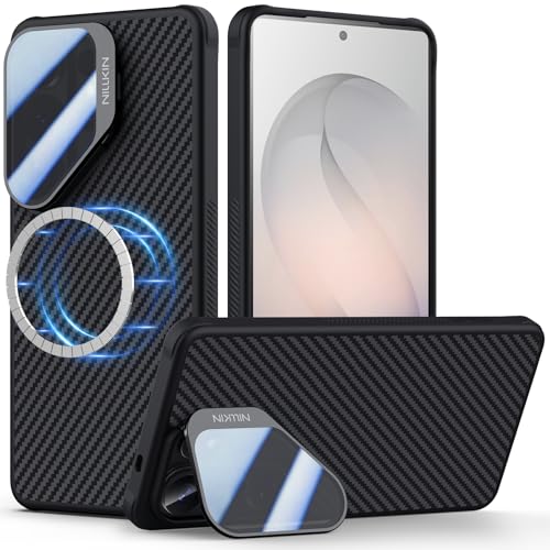 �y�A���~�h�@�ہE���y�ʁz Nillkin �y�����o�X�z Galaxy S26 Ultra �P�[�X MagSafe�Ή� �B��X�^���h�t�� �J�����ی�J�o�[ ���C�����X�[�d�Ή� �M�����N�V�[ S26 Ultra �A���~�h�P�[�X �����A���~�h�@�� �J�[�{���� ��