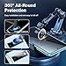 LK 2 Pack for Google Pixel 7a Screen Protector with 2 Pack Camera Lens Protector, Ultra-thin 9H Hardness Tempered Glass Screen Protector for Pixel 7a