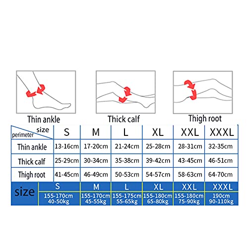 Meias para varizes médicas Meias de compressão antiderrapantes e não fáceis de deformar para alívio