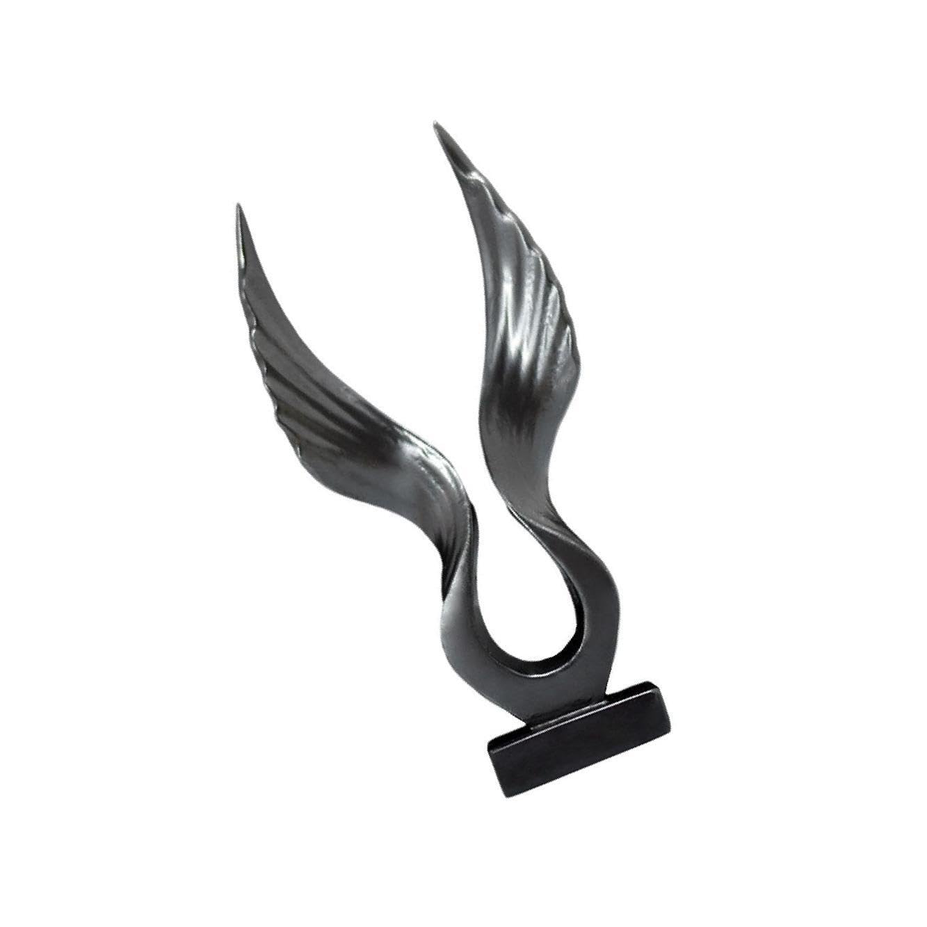 ALCXAZS Exquisite Angel Statue Resin Sculpture Figurine for Home Display Gifts Figurines, Black Wing