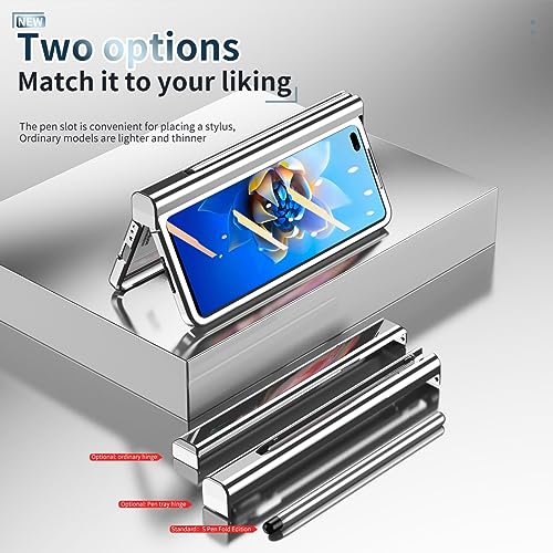 Coque Huawei Mate X2 protection intégrale antichoc rigide béquille argent - 4