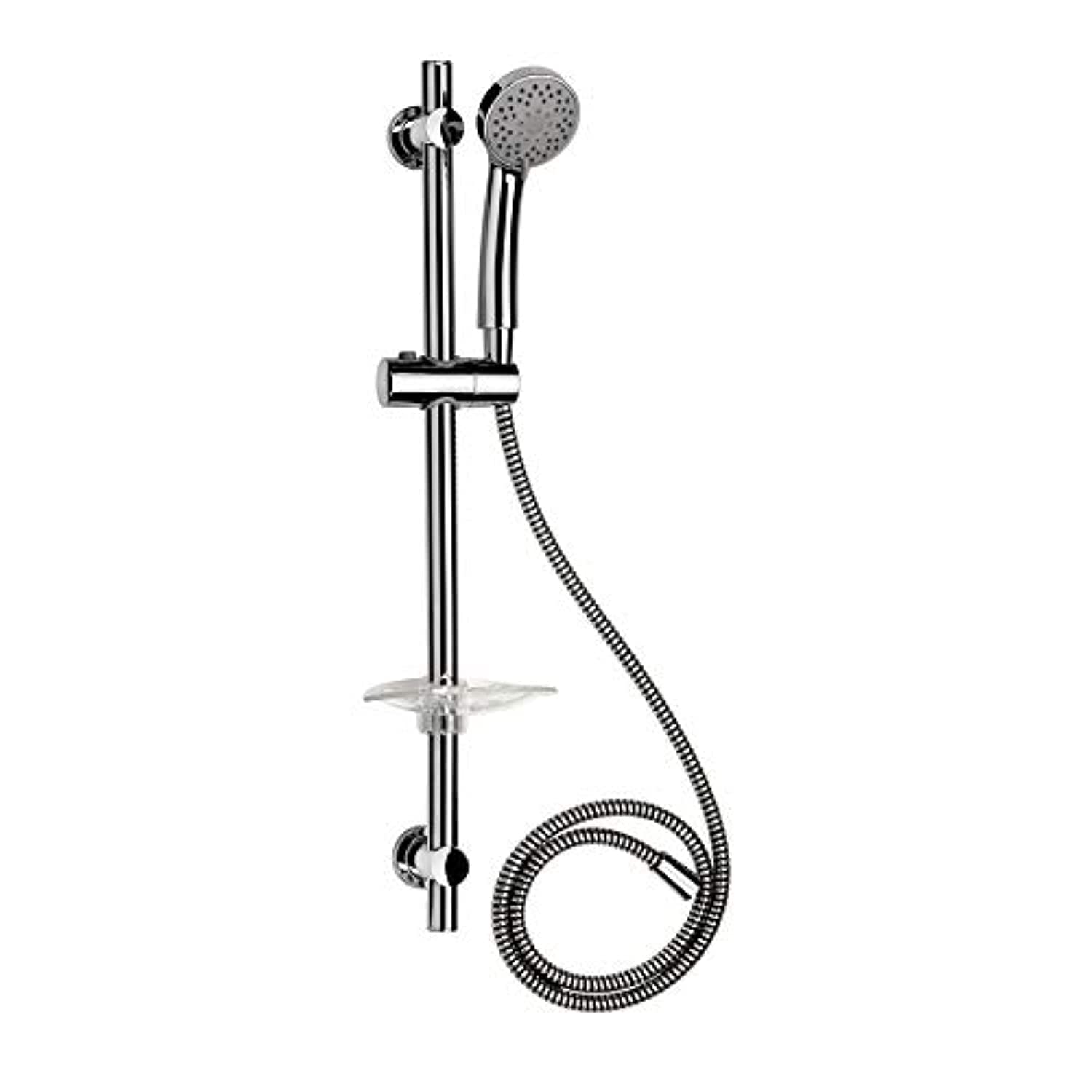 Valencia Shower Head Kit with Soap Holder Set