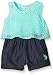 U.S. Polo Assn. Girls' Patterned Sleeveless Romper