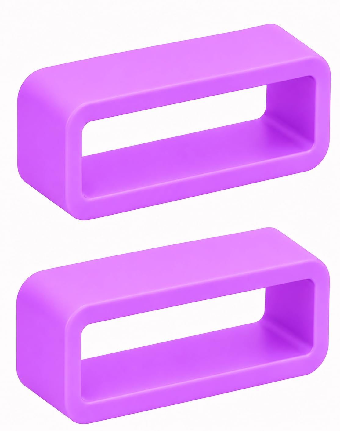 Dreamy 18mm OR 19MM Rubber Silicone Smart Watch Strap Loops/Keepers Holder Retainer Loop Replacement - Watch Band Loop (Pack of 2)-image-17