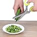 Oumai 5 Blade Herb Scissors with Cleaning Brush,Multipurpose Stainless Steel Time-Saving and Convenient Kitchen Shears