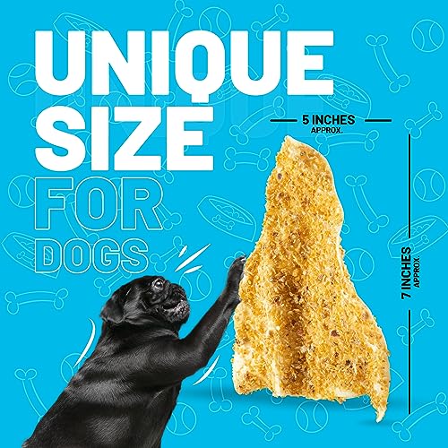 Sitka Farms Bully Dusted Cow Ears For Dogs 8 Count - Premium Rawhide Free Dog Chews - Beef Natural Dog Treats For Small, Medium And Large Dogs - Doggie Dental Care - Healthy Long Lasting Beef Ear #TOP5