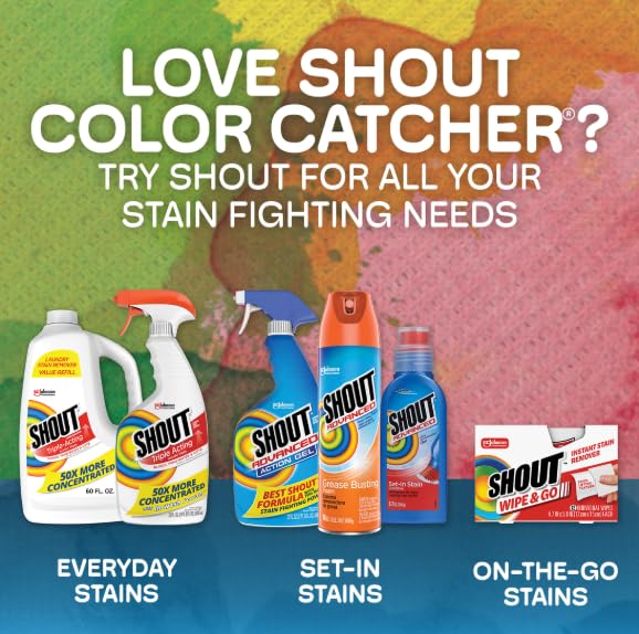 - Color Catcher Sheets for Laundry, Allow Mixed Washes, Prevents Color Runs and Maintains Original Clothing, 72 Count - Pack of 4 (288 Total Sheets)