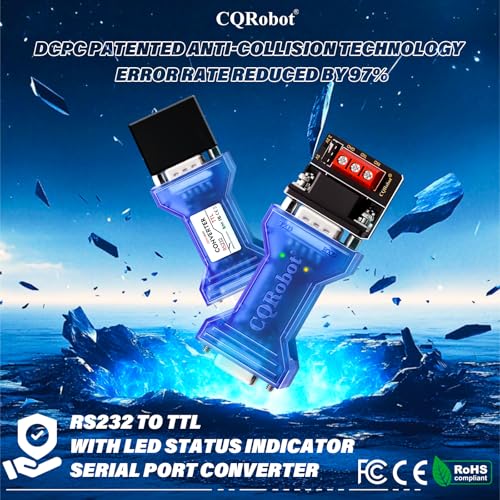 Adaptador pasivo RS-232 a TTL con indicador de estado miniatura 2