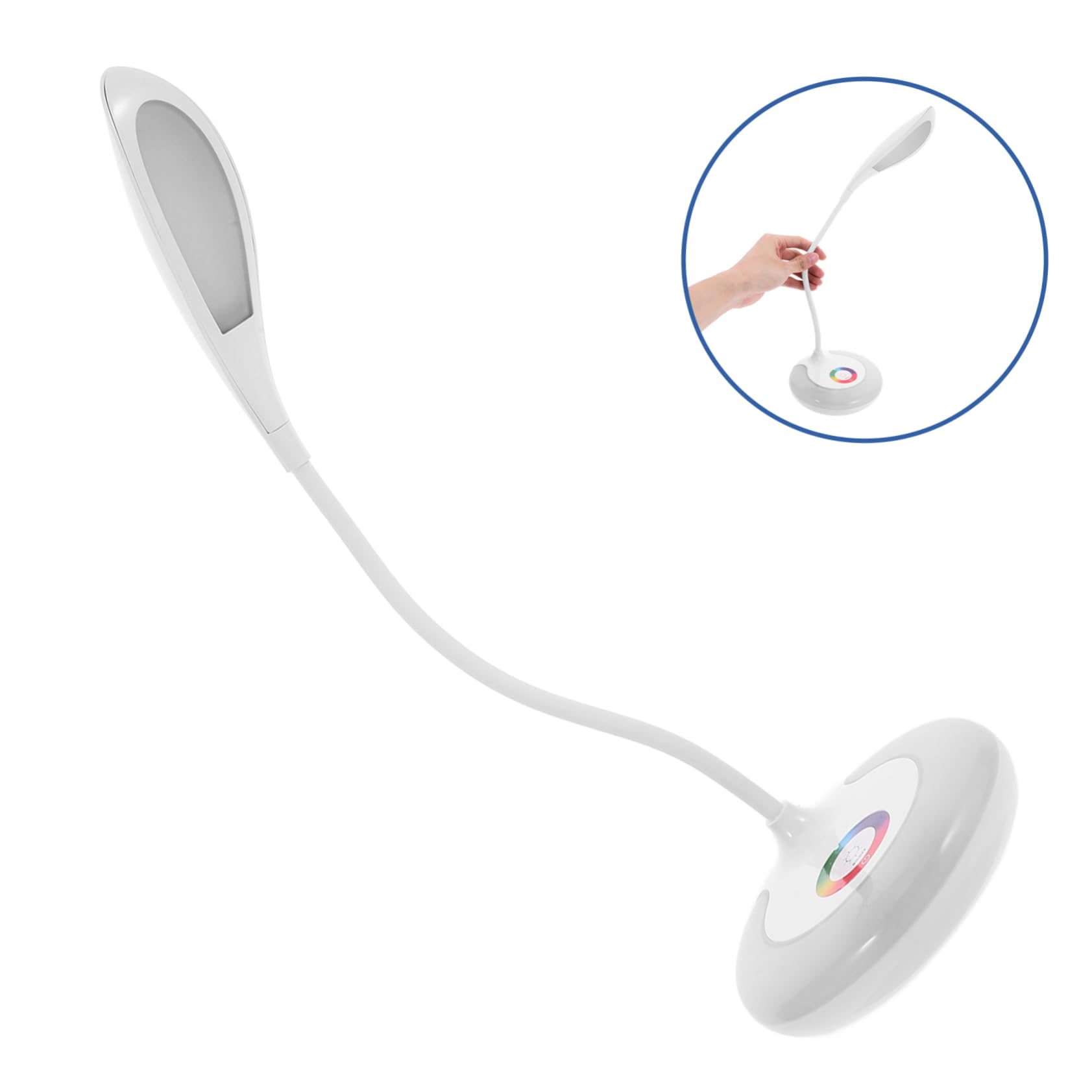 Lámpara de Escritorio Ajustable con Carga USB y 1200 Mah