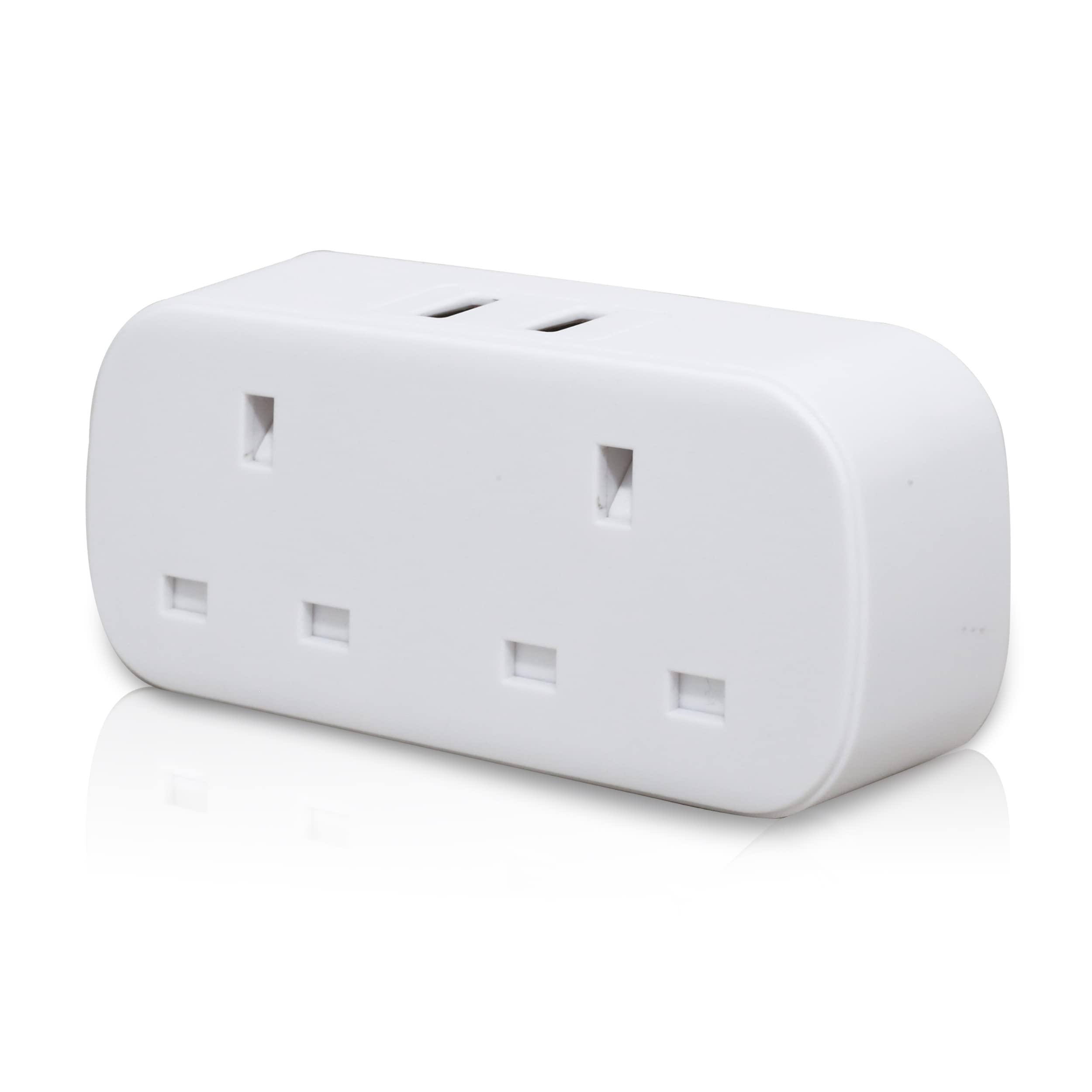 Buy Double Plug Adaptor Multi Plug Extension Socket With 2 Way Plugs