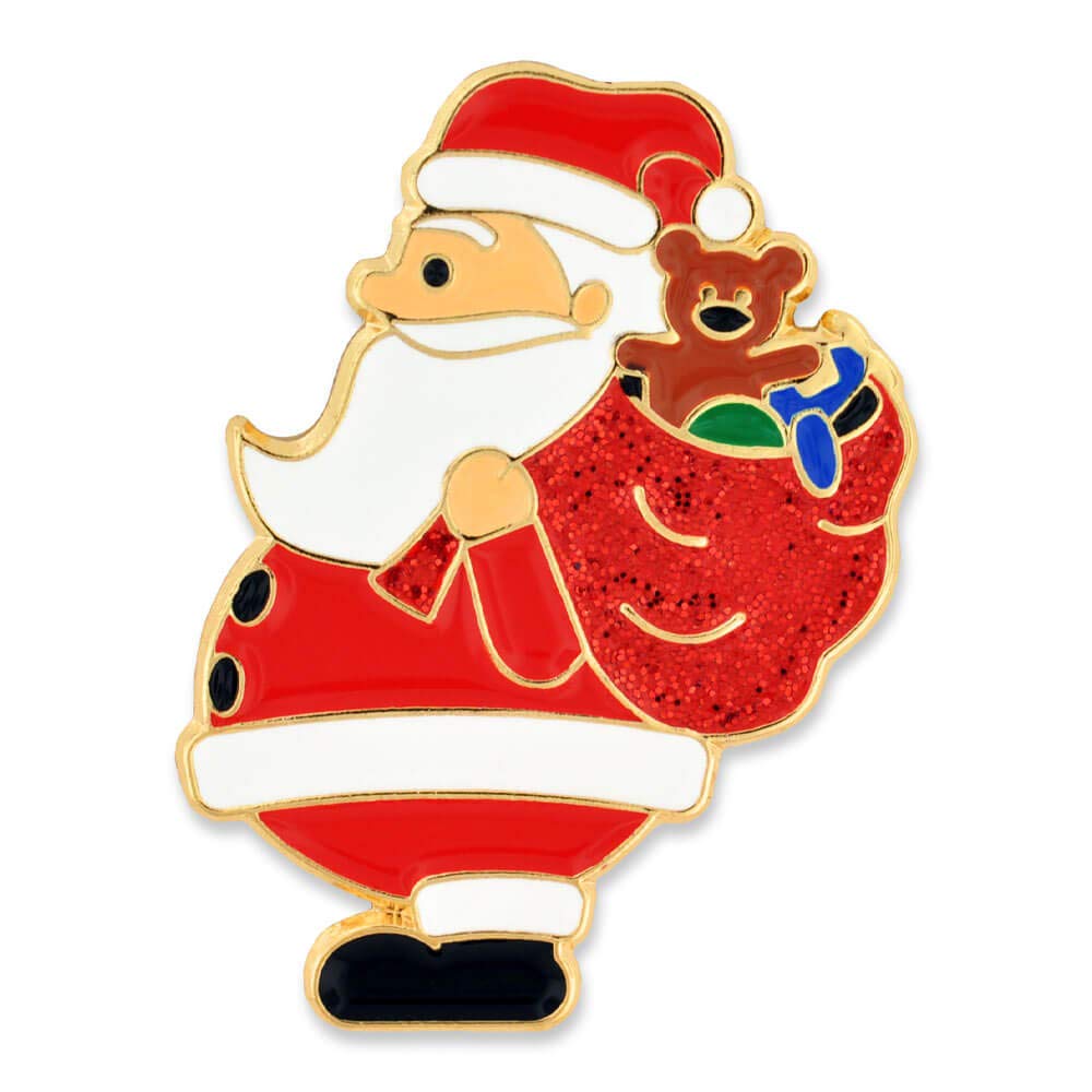 PinMart's Festive Christmas Holiday Candy Cane Noel Enamel Lapel