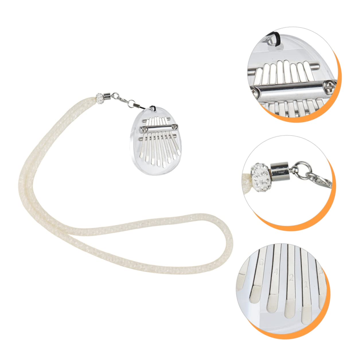 BESPORTBLE Small Thumb Piano Instrument 8-key Kalimba Perfect for Students and Professionals