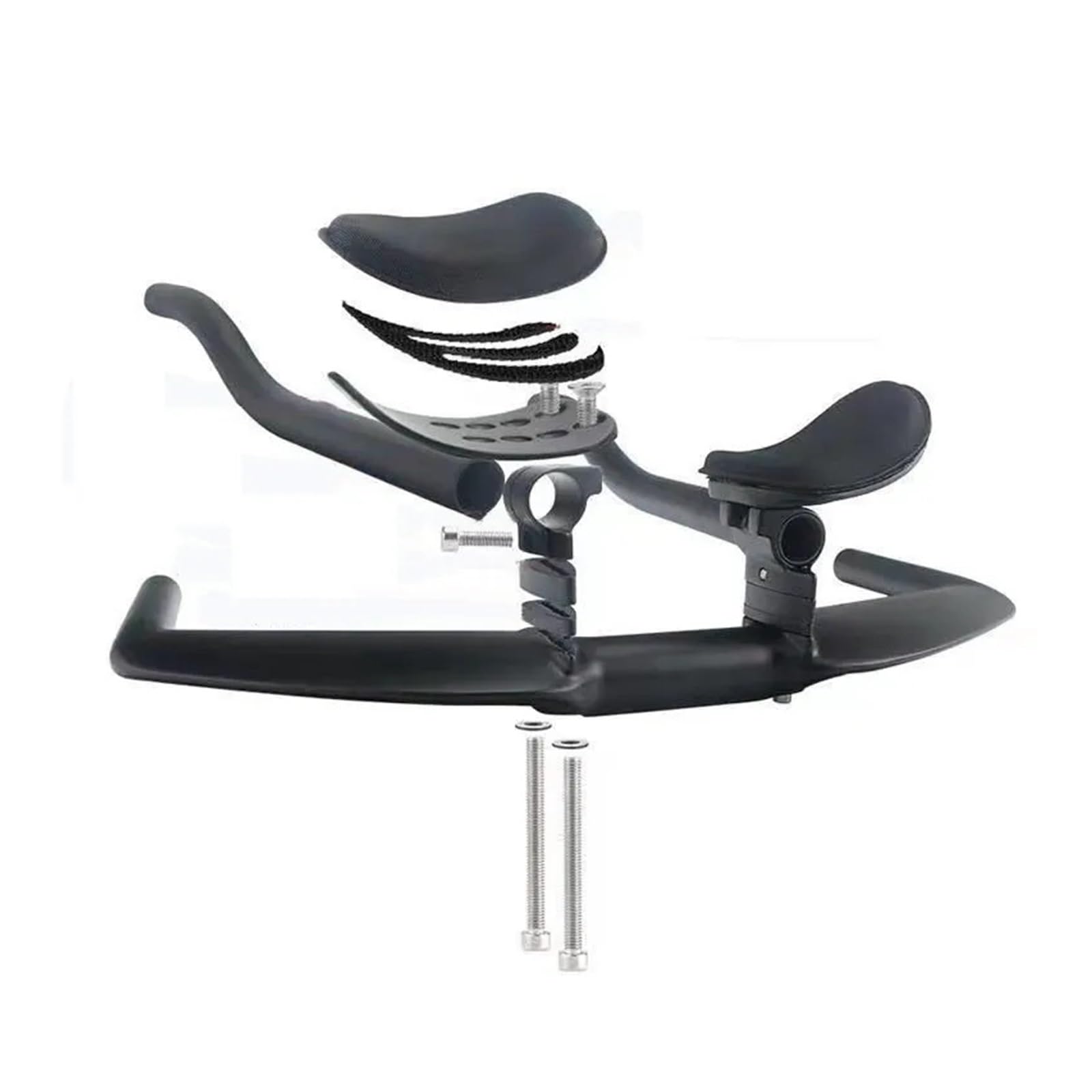 TT Guidon Vélo Repose-vélo Guidon TT Guidon Triathlon Repose-vélo Guidon(Black 420mm)