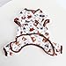 Fat Dog Pyjama, französische Bulldogge, vierbeiniger Schlafanzug, weiche Baumwolle, Mops-Overall, Einteiler, Kostüm für Katzen, Welpen, kleine und mittelgroße Hunde, Größe XL, Braun