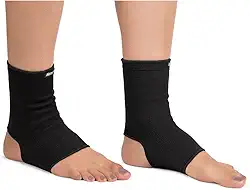 Mercur Tornozeleira Esportiva Preto Médio 2 Unidades