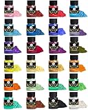 Upgrade Luckymica Mica Powder, 24 Colors Pearlescent Pigment Powder for Epoxy Resin, Art Set for Soap Making, Candle, Lip Glos, Dye, Bath Bombs & Slime