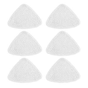 FuMeiJiaJiaJu 6 stks Driehoek Vervangen Mop Hoofd Microfiber Wasbare Reiniging Kleding Pads voor O-Cedar Stoom Mop Onderdelen Cleaner Accessoires
