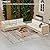 7 Piece Patio Furniture Set, Wicker OutdoorPatio Furniture Sectional Couch Set, BohoOutdoor Patio Couch with Tempered GlassCoffee Table and Waterproof Thick Cushionand cushion of Garden, Backyard