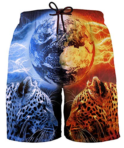 Hgvoetty Mens Funny Swim Trunk 3D Animal Print Bathing Suit For Summer Holiday S #TOP26